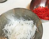 お正月のおせち☆紅白なます作り方1写真
