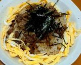 焦がしにんにく醤油の炒め牛肉めし作り方5写真