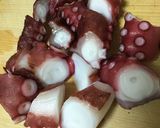 簡単おせち♡たこのピリ辛うま〜煮♡作り方1写真