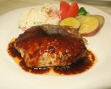 玉ねぎたっぷり！豚肉ハンバーグ作り方9写真
