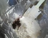スノーボールクッキー　苺とココア作り方5写真