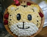 しまじろうの3Dキャラケーキ作り方14写真