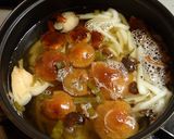 天然3種キノコの年越しうどん作り方3写真