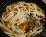 天然3種キノコの年越しうどん作り方4写真