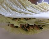 白菜の重ね鍋　～餃子風～作り方3写真