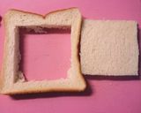 フライパンで作れる卵ハムチーズトースト作り方1写真