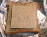 フライパンで作れる卵ハムチーズトースト作り方4写真