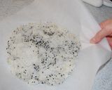 残りごはんでちりめんゴマピザ作り方1写真