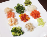 たこ焼き器で簡単可愛い＊野菜のテリーヌ＊作り方3写真