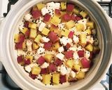 土鍋で炊き込みご飯☆さつまいもご飯作り方7写真