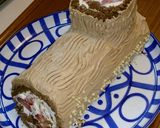 卵不使用ロールケーキ！黒ブッシュドノエル作り方34写真