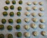 スノーボールクッキー 紅茶と抹茶作り方7写真