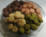 スノーボールクッキー 紅茶と抹茶作り方8写真