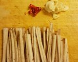 ごぼうのペペロンチーノ作り方1写真