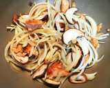 鮭とほうれん草の和風醤油クリームパスタ♡作り方4写真