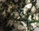 水菜と豆腐の炒り卵作り方4写真