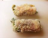 ノンメタポークde菜の花チーズ揚げ作り方2写真