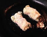 ノンメタポークde菜の花チーズ揚げ作り方3写真