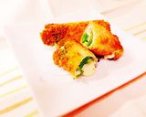 ノンメタポークde菜の花チーズ揚げ作り方4写真