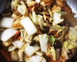 簡単♪鶏胸肉と白菜の味噌炒め★作り方8写真