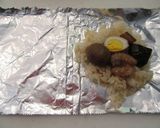 シリコン加工アルミで炊飯器中華おこわ作り方5写真