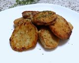 里芋のガーリックバター醤油焼き作り方5写真