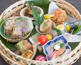 簡単おせちに☆野菜たっぷり五色卵作り方8写真