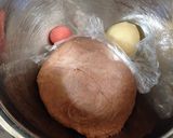 ふわふわお猿のチョコバナナクリームパン作り方8写真