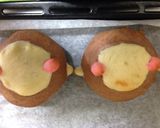 ふわふわお猿のチョコバナナクリームパン作り方11写真