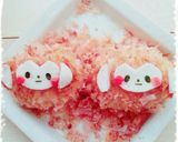 2016❁干支no申❁おさるのおにぎり作り方4写真