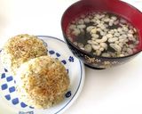 揚げ玉とワカメのお吸い物作り方3写真