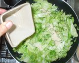 簡単！野菜炒め♪キャベツ・卵・ソーセージ作り方4写真