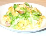 簡単！野菜炒め♪キャベツ・卵・ソーセージ作り方8写真