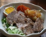 おせちやパーティに☆タレが絶品モテる焼豚作り方6写真