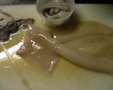 水炊き；烏賊腸(イカわた)使用作り方9写真