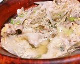 おかずにどうぞ。豚と牛蒡の他人煮作り方9写真
