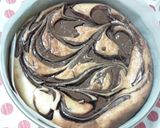 チョコマーブルチーズケーキ作り方7写真