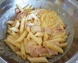 生クリーム使用☆濃厚ペンネカルボナーラ作り方6写真