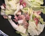 お味噌汁リメイク!旨辛うどん作り方2写真