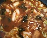 お味噌汁リメイク!旨辛うどん作り方3写真