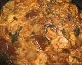 お味噌汁リメイク!旨辛うどん作り方4写真