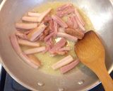 牛乳で簡単！ベーコンのクリームパスタ♪作り方1写真