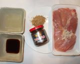簡単!鶏もも・焼く♪キャベツ醤油みりん酒作り方1写真