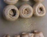 マッシュルームのクリームチーズ詰め作り方1写真