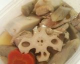 ごま油で香ばしい♡お煮しめで天ぷらそば作り方1写真