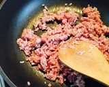 カブの葉と挽肉の混ぜ御飯❤️作り方2写真