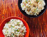 カブの葉としらすの梅おかか混ぜ御飯❤️作り方4写真