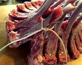 ラム肉のクラウン焼き～ハーブガーリック～作り方3写真