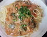 血管プラークダイエット食611(パスタ)作り方1写真