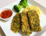 美味しく減塩♡チキンの香草チーズパン粉焼作り方7写真